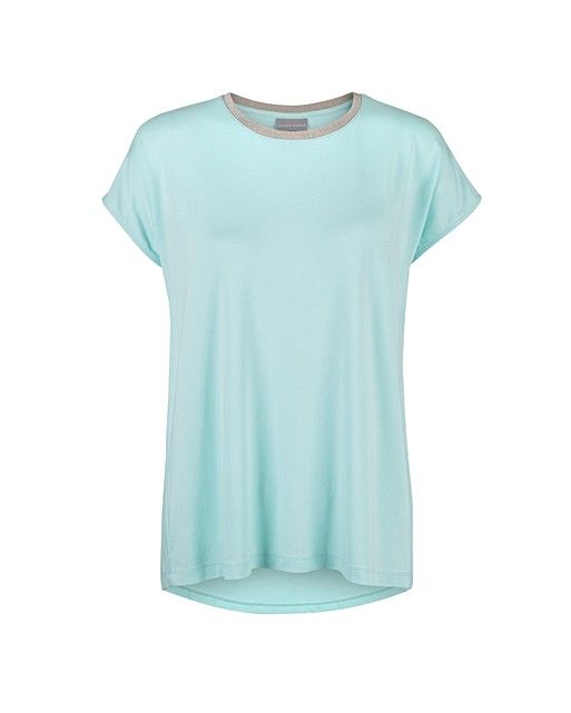 Kendall Sparkle Neck T-Shirt | Oliver Bonas