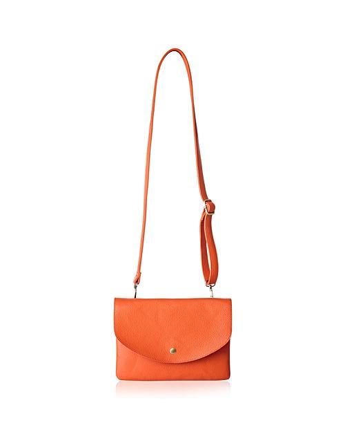 Burnt Orange Clutch Oliver Bonas