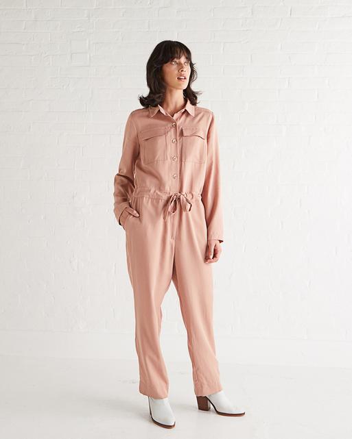 Jump In Pink Boiler Suit Oliver Bonas