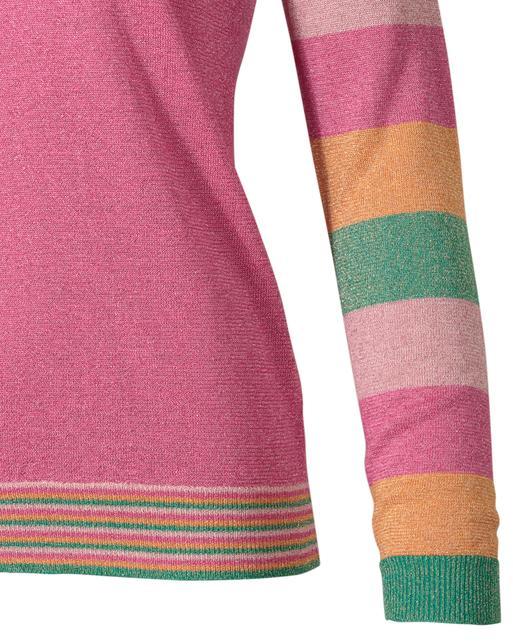 Sparkle Striped Pink Jumper | Oliver Bonas