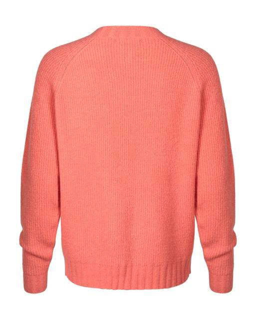 Lily Coral Pink Knitted Jumper Oliver Bonas