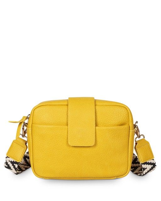 Yellow Rectangular Crossbody Bag | Oliver Bonas