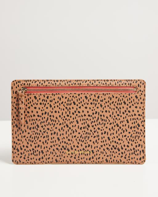 Orla Cheetah Print Travel Wallet Oliver Bonas US