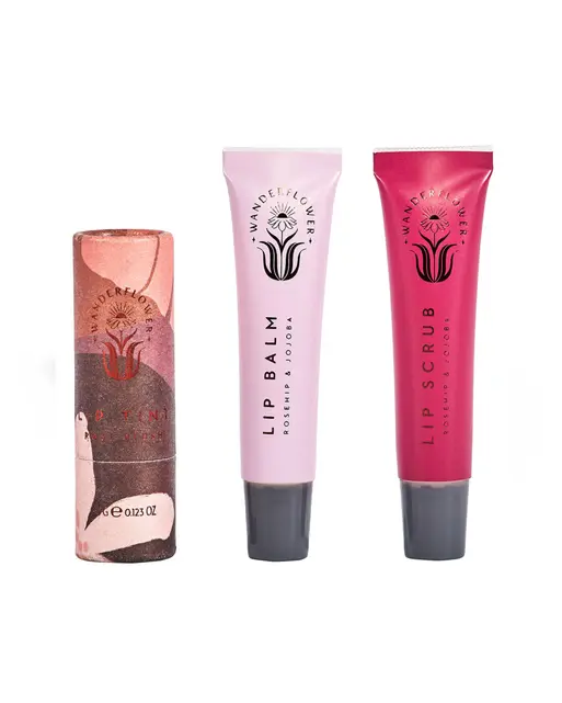 Wanderflower Lip Care Set Oliver Bonas