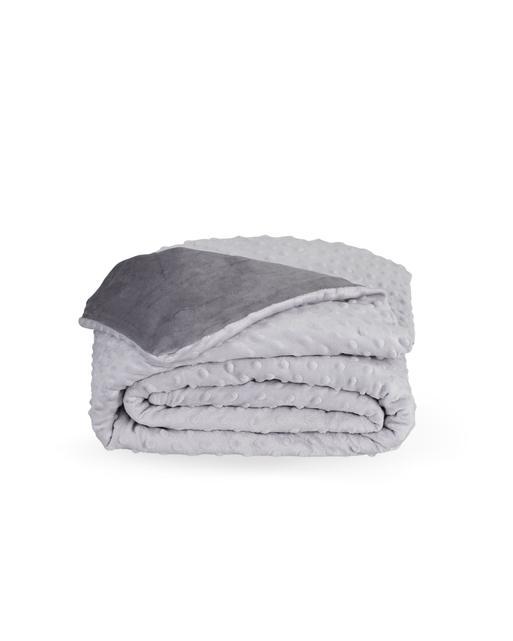 Grey Cotton Single Weighted Blanket 4kg | Oliver Bonas