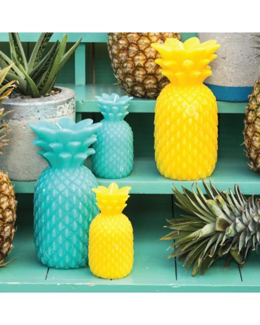 Yellow Pineapple Candle Oliver Bonas