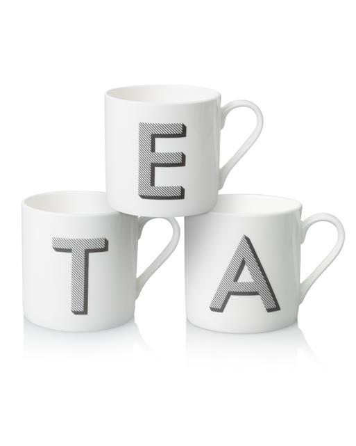 Oliver Bonas Alphabet Mug Oliver Bonas
