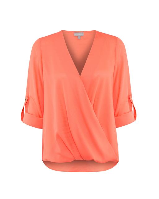 wrap around blouse