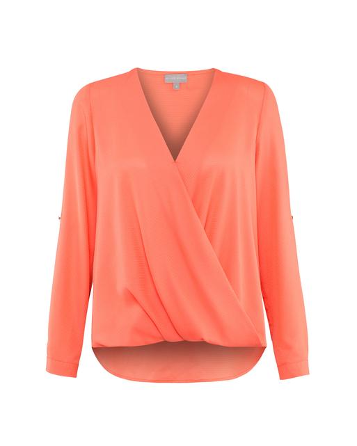 wrap around blouse