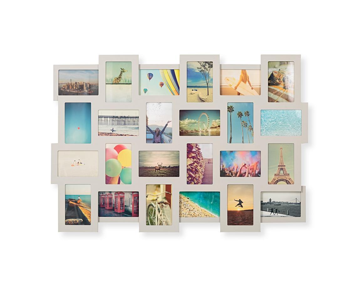 Grey Rubix 24 Picture 4x6" Multi Wall Frame | Oliver Bonas
