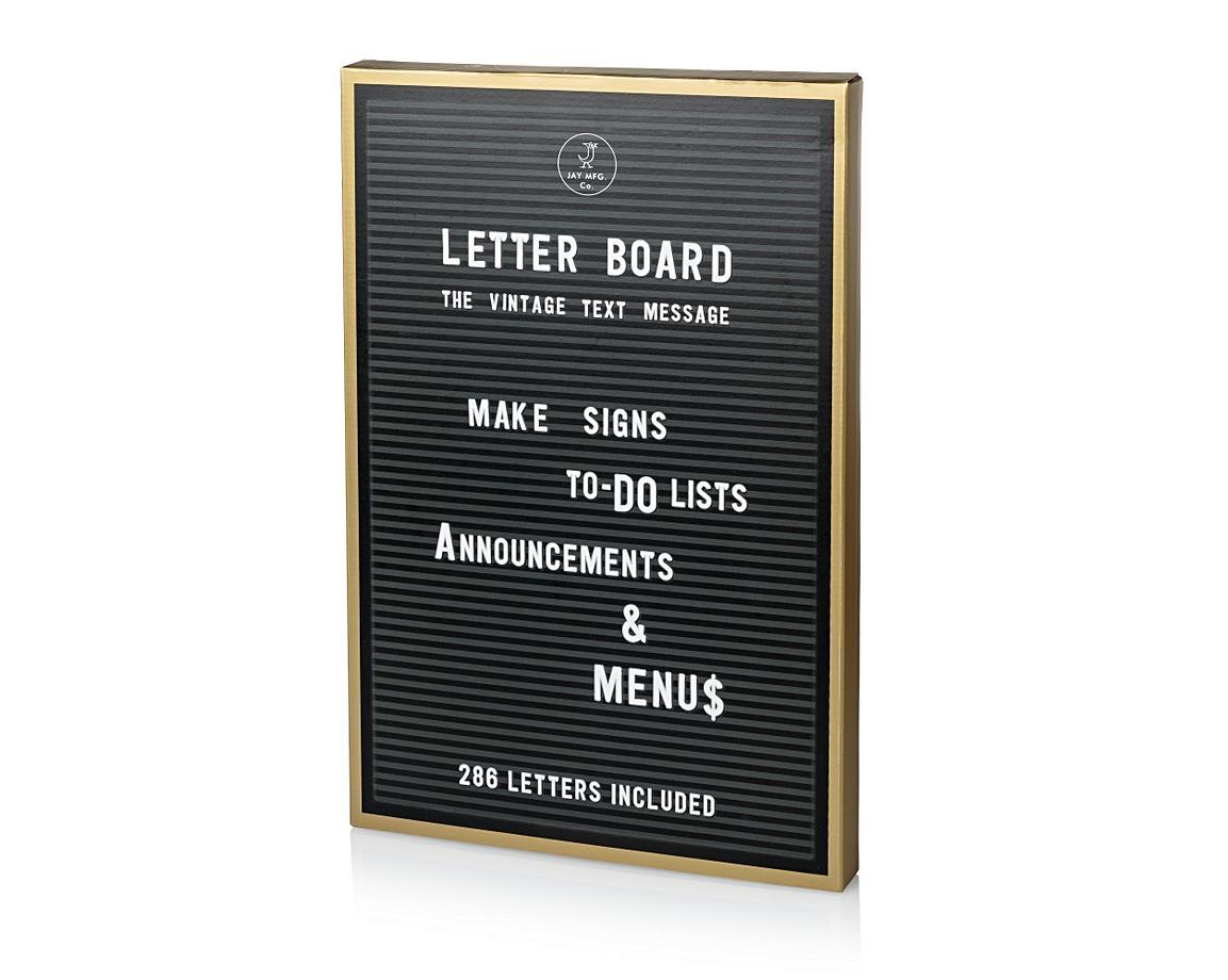 Gold Letter Board All Homeware Oliver Bonas
