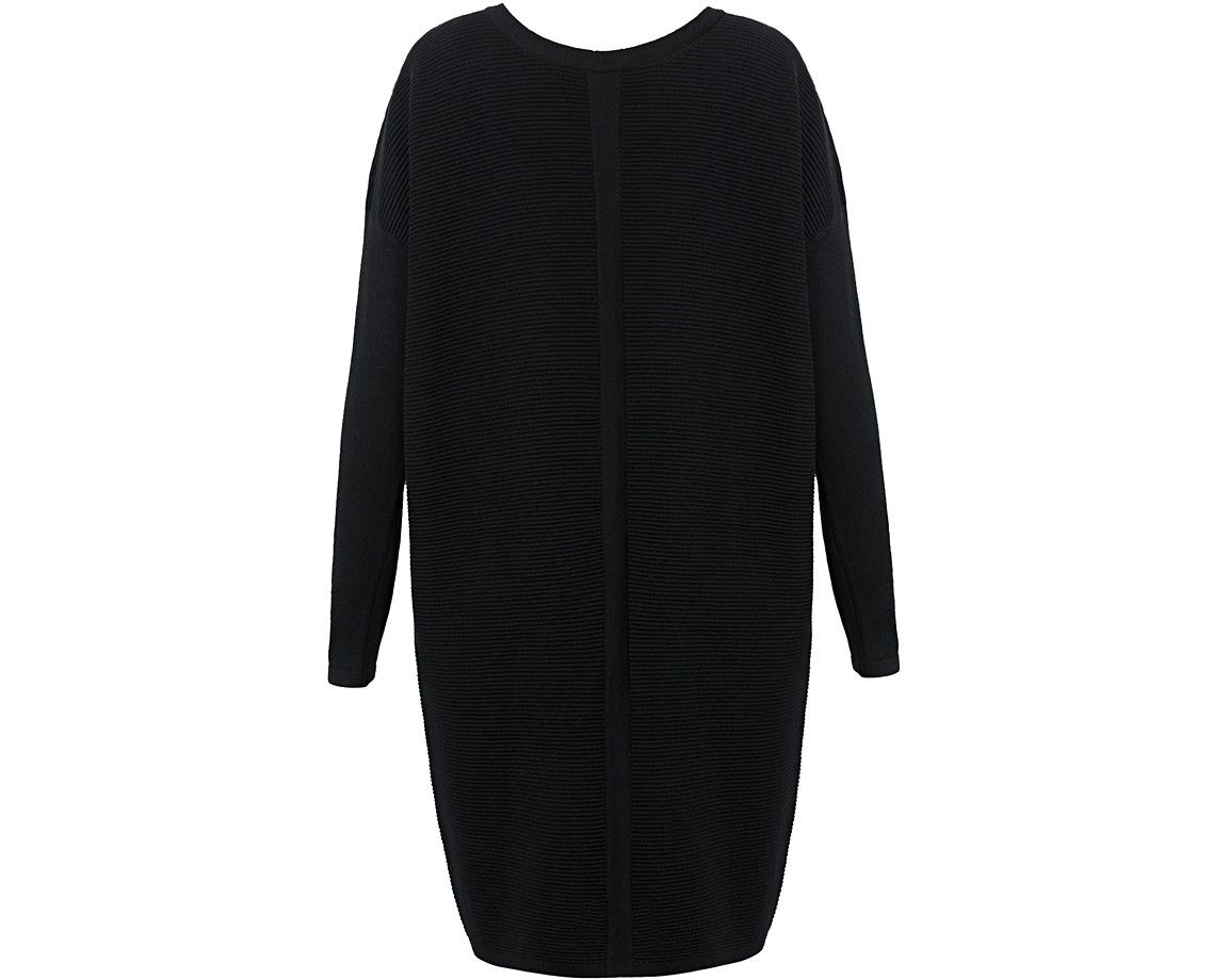 Black Edition Rib Tunic Dress | Oliver Bonas