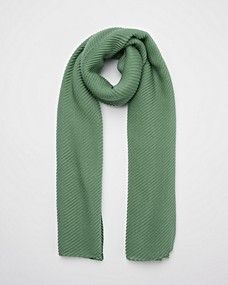Bee Foiled Green Lightweight Scarf | Oliver Bonas