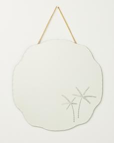 Aurora Green Glass Wall Mirror | Oliver Bonas