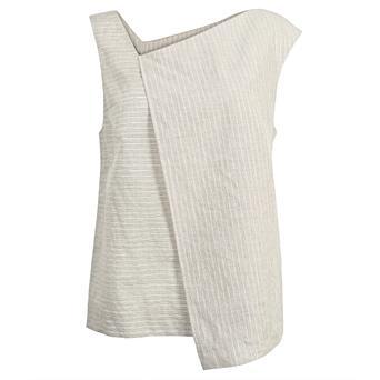 Flare Cuff Cold Shoulder Black Blouse