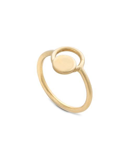 Eclipse Interlink Circle Ring Oliver Bonas