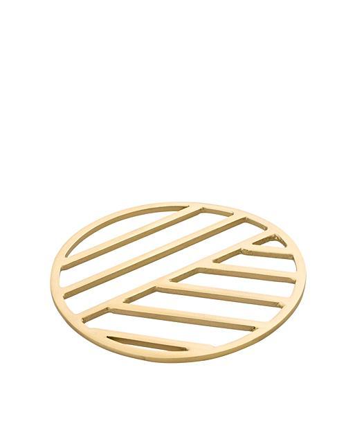 Grid Round Coaster Oliver Bonas