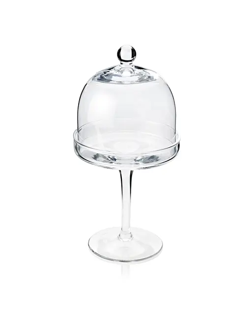 Mini Cake Stand with Dome Oliver Bonas