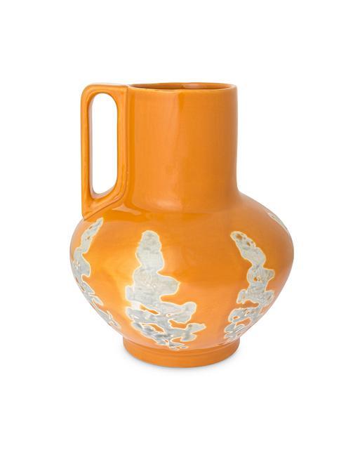 Mmiri Orange Ceramic Vase Oliver Bonas