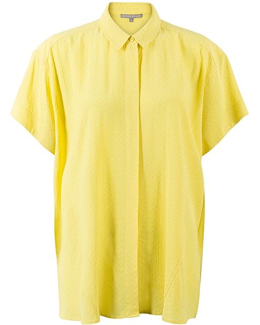 Vibrant Relaxed Yellow Shirt | Oliver Bonas