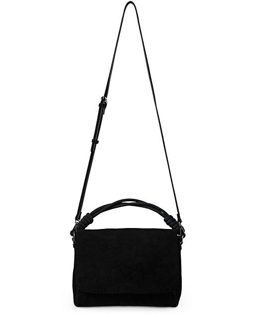Imani Handle Detail Leather Cross Body Bag | Oliver Bonas