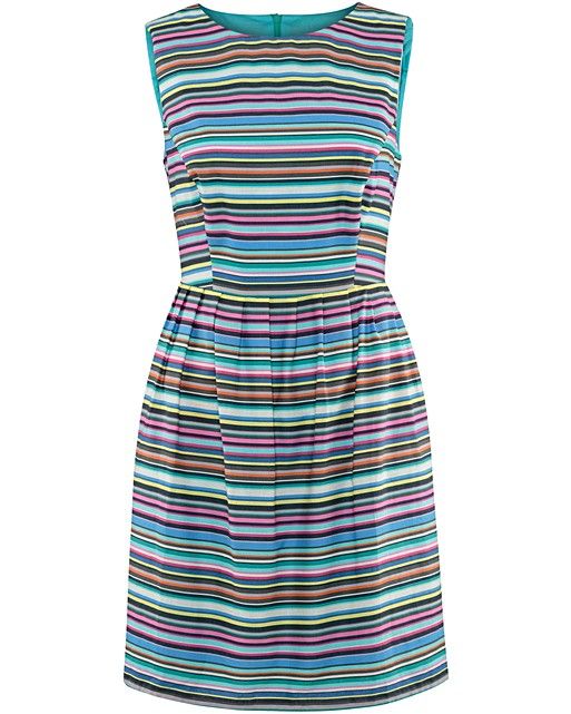 Candy Stripe Print Dress | Oliver Bonas