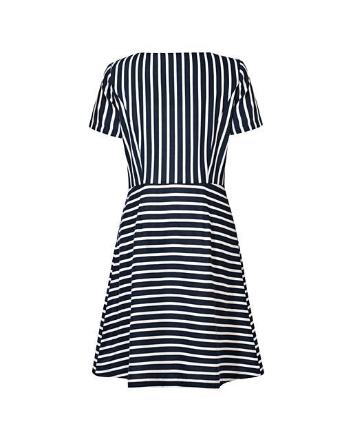 Selena Stripe Dress Oliver Bonas